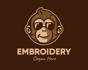 Cool Monkey Shades logo design