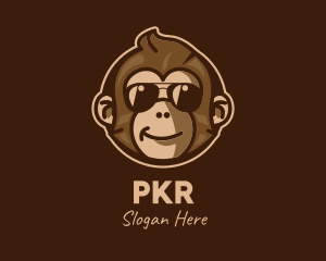 Cool Monkey Shades logo design