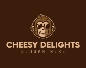 Cool Monkey Shades logo design