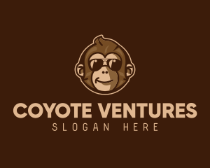 Cool Monkey Shades logo design