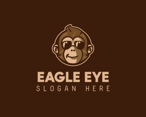 Cool Monkey Shades logo design