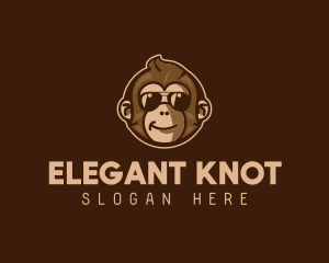 Cool Monkey Shades logo design