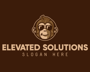 Cool Monkey Shades logo design