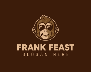 Cool Monkey Shades logo design