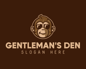 Cool Monkey Shades logo design