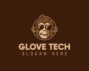 Cool Monkey Shades logo design