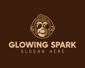 Cool Monkey Shades logo design