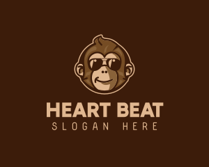 Cool Monkey Shades logo design