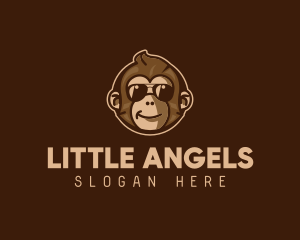 Cool Monkey Shades logo design