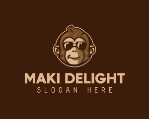 Cool Monkey Shades logo design