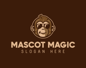 Cool Monkey Shades logo design