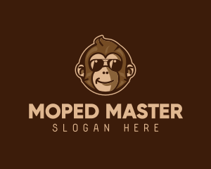 Cool Monkey Shades logo design