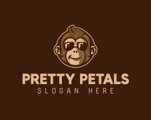 Cool Monkey Shades logo design