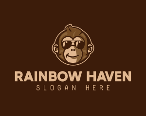 Cool Monkey Shades logo design