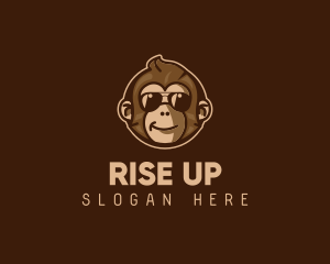 Cool Monkey Shades logo design