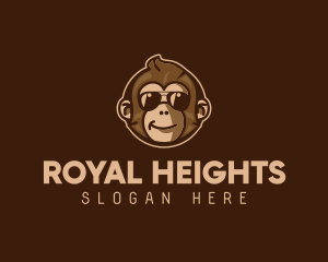 Cool Monkey Shades logo design