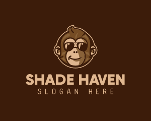 Cool Monkey Shades logo design