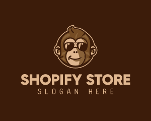 Cool Monkey Shades logo design