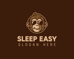 Cool Monkey Shades logo design