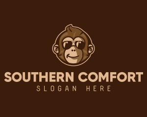 Cool Monkey Shades logo design