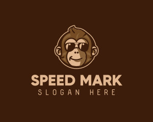 Cool Monkey Shades logo design