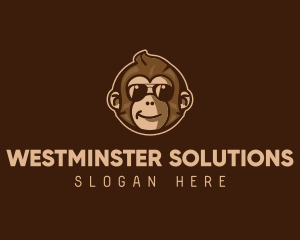 Cool Monkey Shades logo design