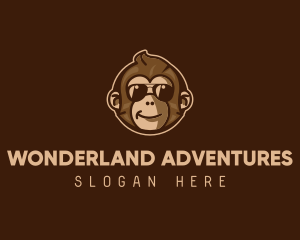 Cool Monkey Shades logo design