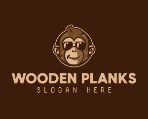 Cool Monkey Shades logo design