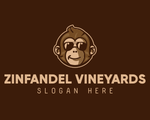 Cool Monkey Shades logo design