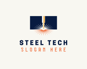 Industry - Industrial Laser Spark logo design