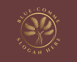 Conservation - Elegant Golden Tree logo design