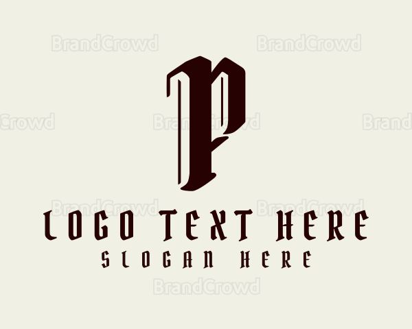 Generic Minimalist Letter P Logo