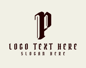 Letter P - Generic Minimalist Letter P logo design