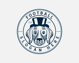 Top Hat Fashion Dog Logo