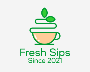 Beverage - Green Tea Beverage logo design