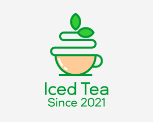 Green Tea Beverage  logo design