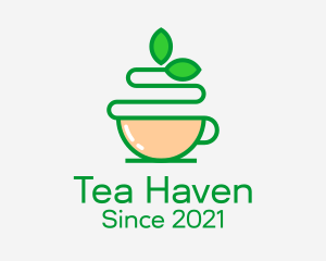 Green Tea Beverage  logo design