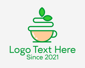 Green Tea - Green Tea Beverage logo design