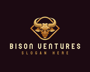 Premium Bull Horn logo design