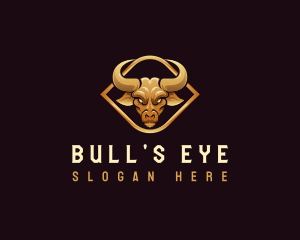 Premium Bull Horn logo design