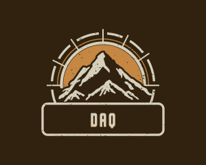 Trekking Hiking Mountain Logo