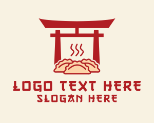 Steamed - Japanese Temple Dumpling logo design