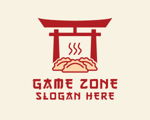 Snack - Japanese Temple Dumpling logo design