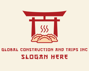 Oriental - Japanese Temple Dumpling logo design