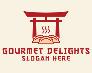 Japanese Temple Dumpling logo design