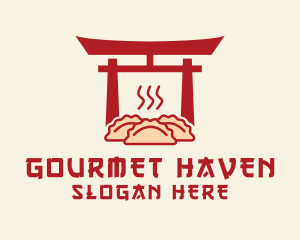 Japanese Temple Dumpling logo design