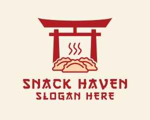 Japanese Temple Dumpling logo design