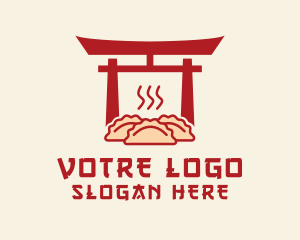 Dish - Japanese Temple Dumpling logo design