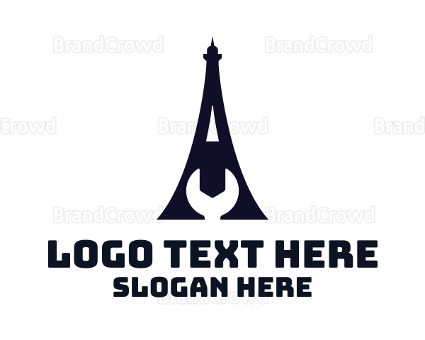 Eiffel Tower Wrench Logo