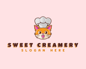 Cat Chef Bakery logo design